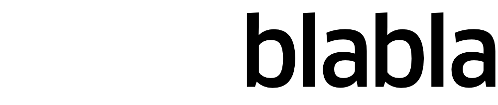 BLABLA-Logo bianco nero